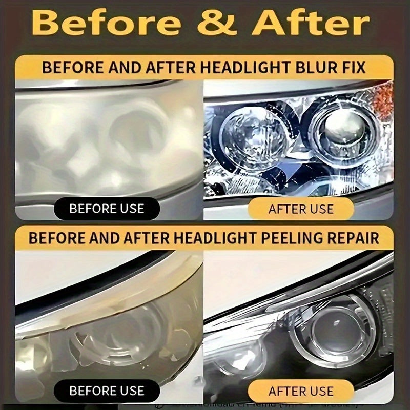 Motorcycle Headlight Restoration Kit No Sanding Oxidation Removal