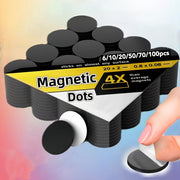 Самоклеящиеся мини магнитные точки в упаковках по 6/10/20/50/70/100 шт., прочная синтетическая резиновая лента, гибкая, многоразовая, универсальные офисные и художественные принадлежности. Легко отклеивается и приклеивается для заметок, фотографий.