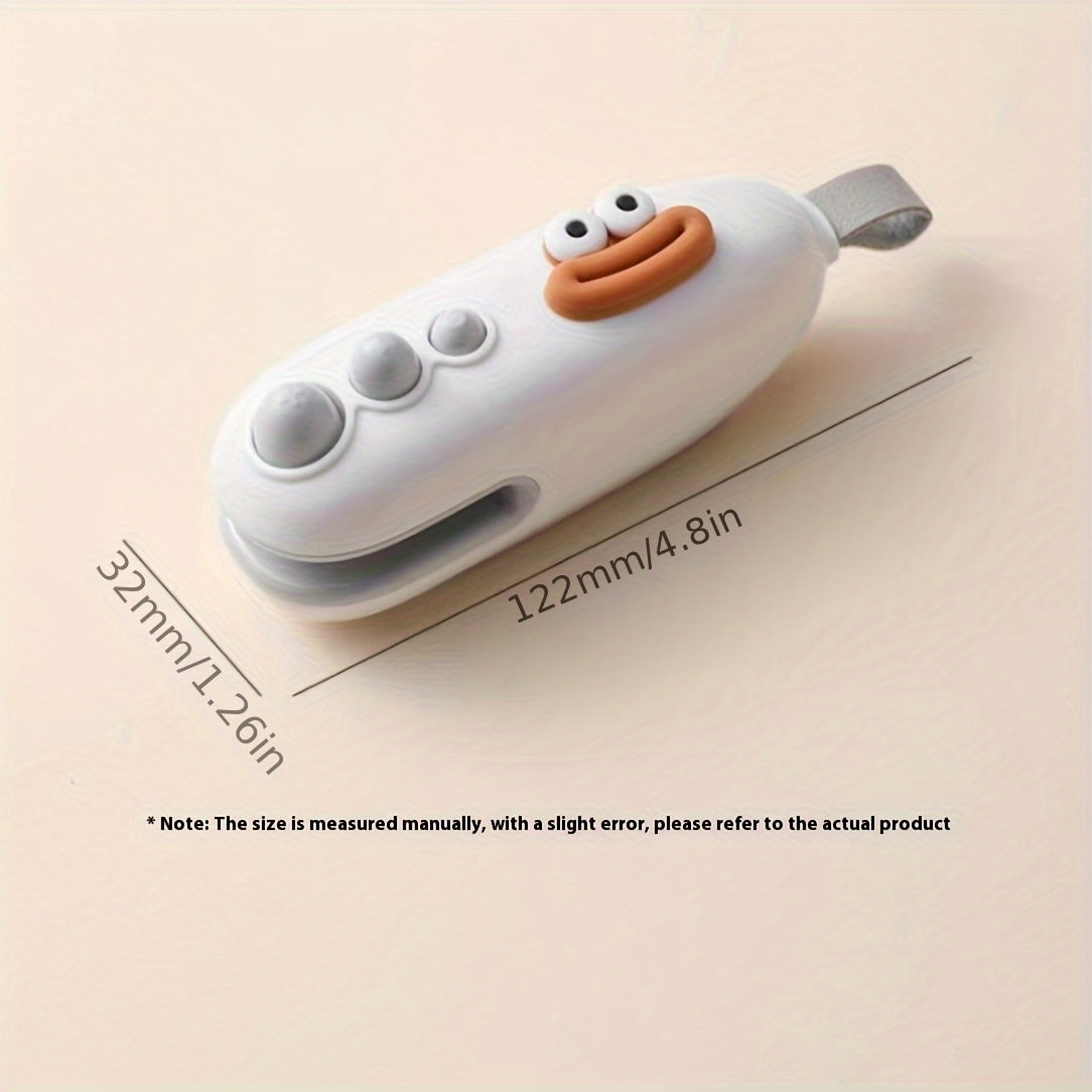 Cute Animal Portable Vacuum Sealer with Rechargeable Battery for Kitchen Travel Office and Home