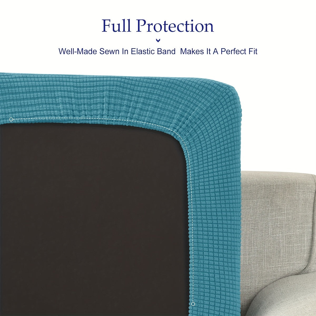 1 шт. жаккардовая наволочка для дивана для декора гостиной, с эластичным чехлом для сиденья для дивана.