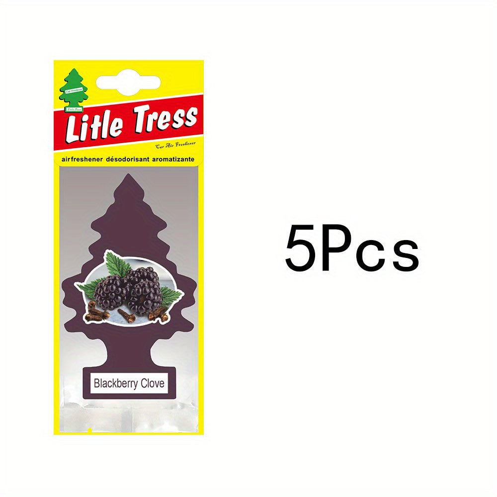 Car Air Freshener Hanging Paper Tree for Home or Vehicle Scented Decor