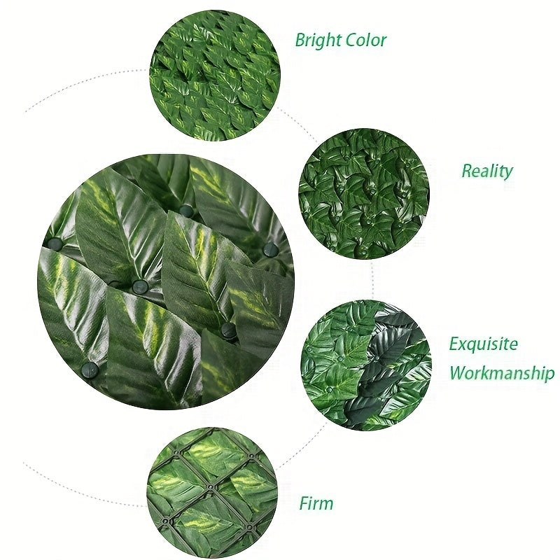 Artificial Ivy Fence Screen Garden Wall Panel 97.54x298.7cm Lifelike Greenery