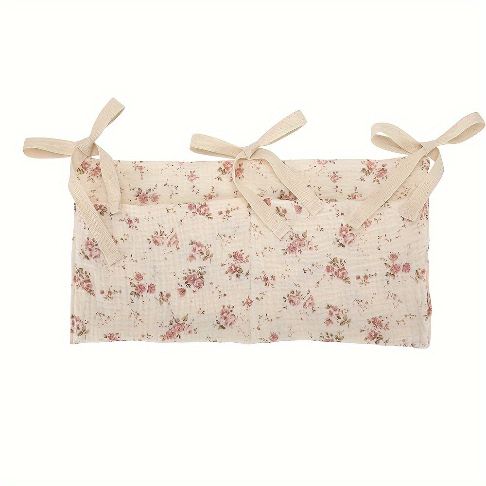 Multi-Functional Hanging Diaper Caddy Storage Bag with COZYPANDA Print Nursery Organizer for Diapers and Accessories