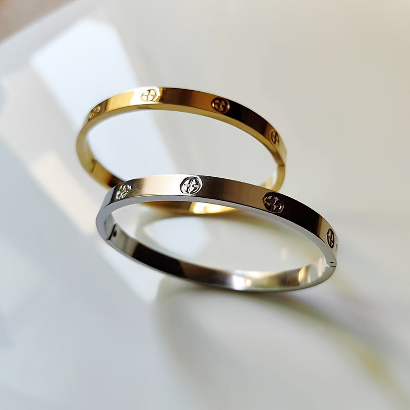 Chegara osha titanli po'lat bilaguzuk Uniseks Elegant Bardoshli Zargarlik buyumlari