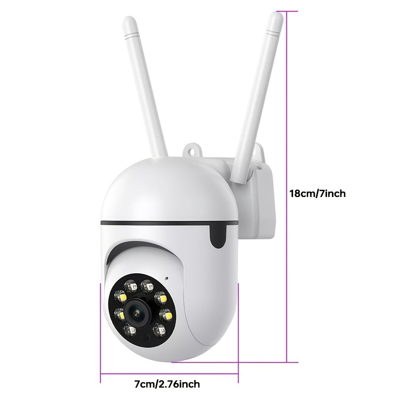 Wireless Security Camera 3MP HD Pan-Tilt Indoor Night Vision Two-Way Audio
