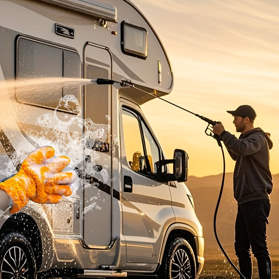 Перчатки для мойки автомобилей для мытья транспортных средств, автохимчистка, силиконовые, нескользящие