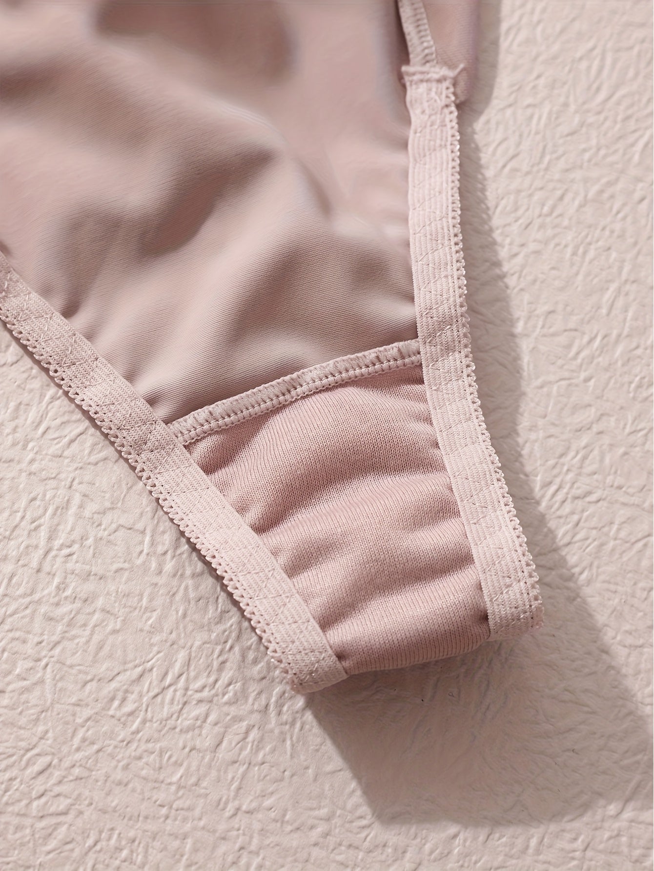 Women’s Lace Thongs Set 3 Pack Breathable Mesh Low-Rise G-String Underwear