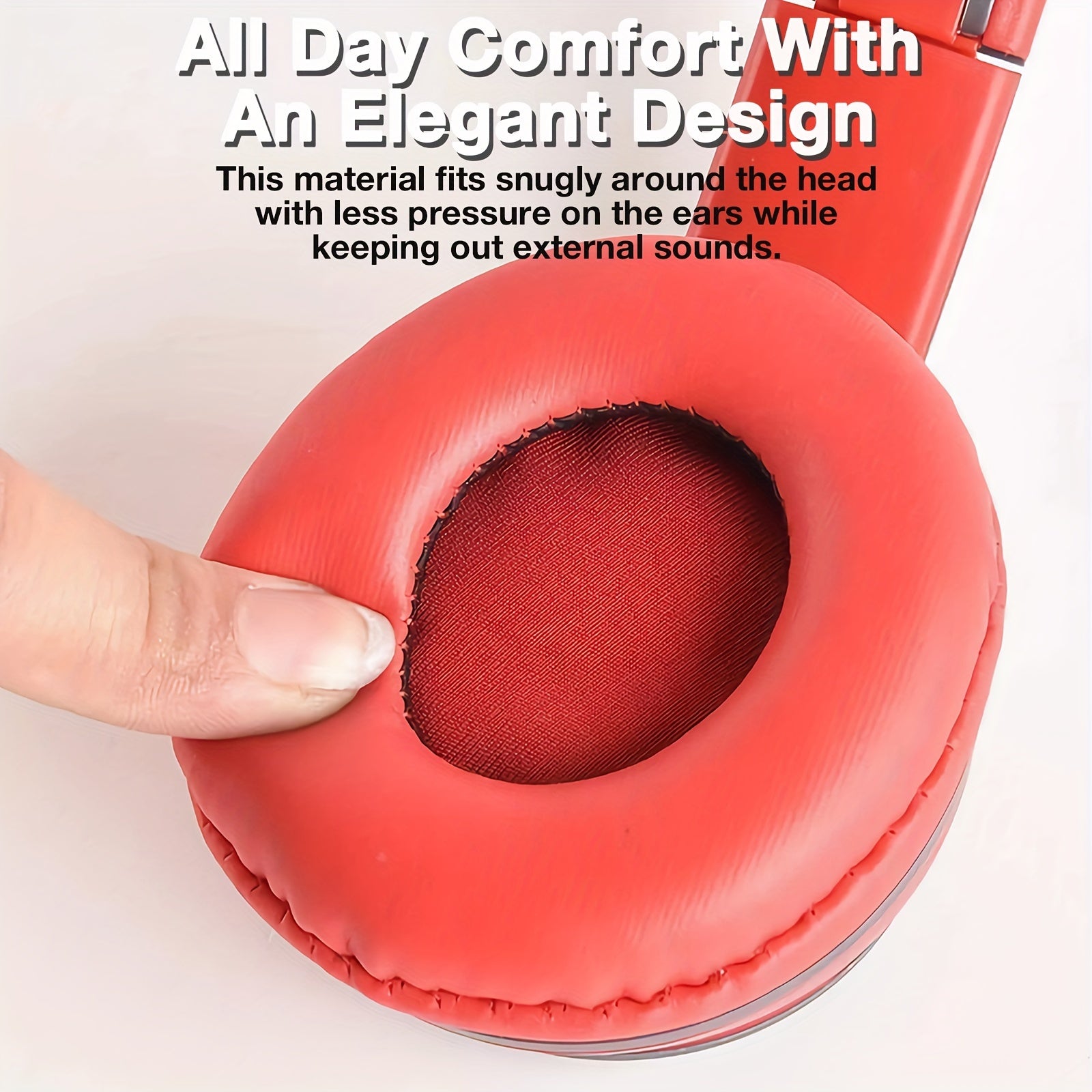 Auriculares inalámbricos over-ear para adultos y adolescentes con cancelación de ruido y 20 horas de reproducción