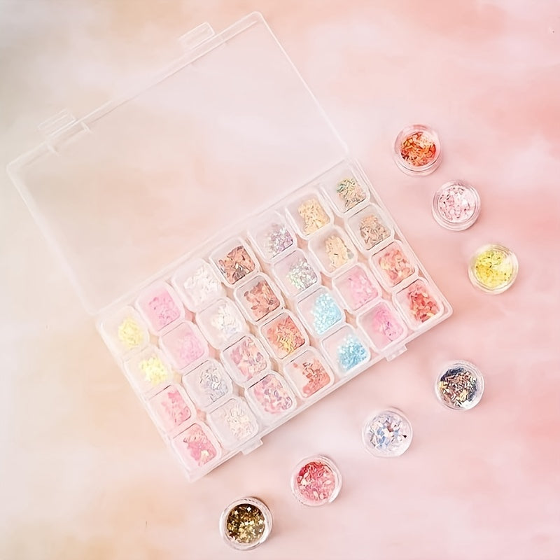 Ochiq plastmassa zargarlik buyumlarini tashkil qilish qutisi, olib tashlanadigan panellar bilan, bosish bilan yopiladigan, 28/56 bo'linma