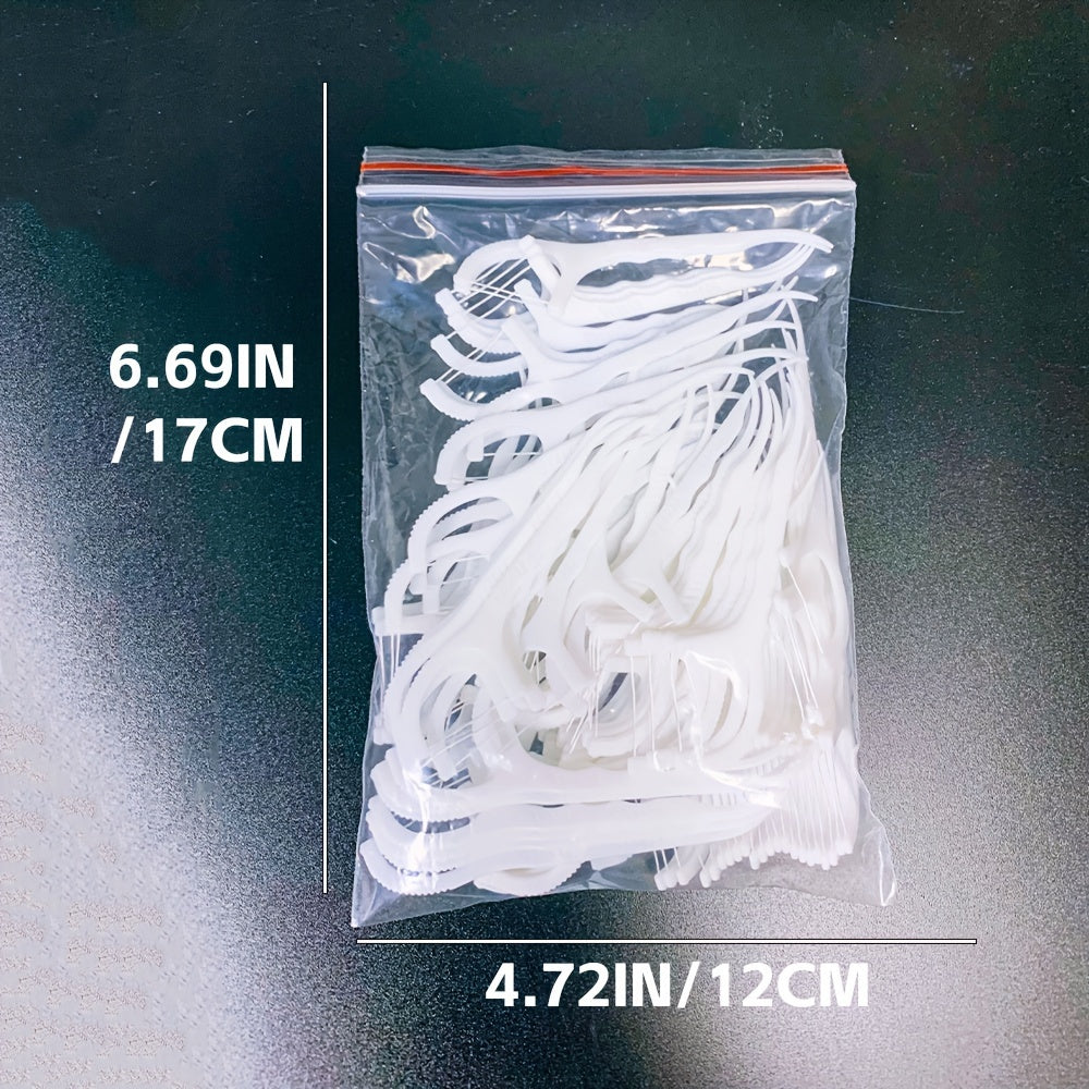 Dental Floss Pack of 100 or 500 Ultra-Fine Smooth Strong Unflavored Household Use