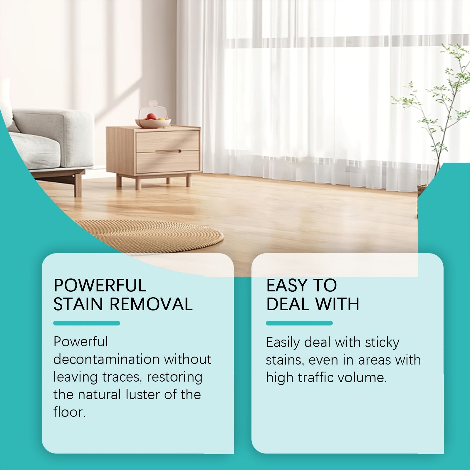 Kuchli dog'larni olib tashlash va polirovka qilish suyuqlik formulasi oshxona, yashash xonasi plitalari va hammom uchun - Tsitrus kislota bilan tayyorlangan ko'p yuzali pol tozalovchi va hech qanday qoldiq qoldirmaydi.