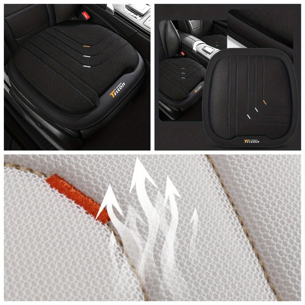 Universal Breathable Car Seat Cover Cushion All Seasons Protector