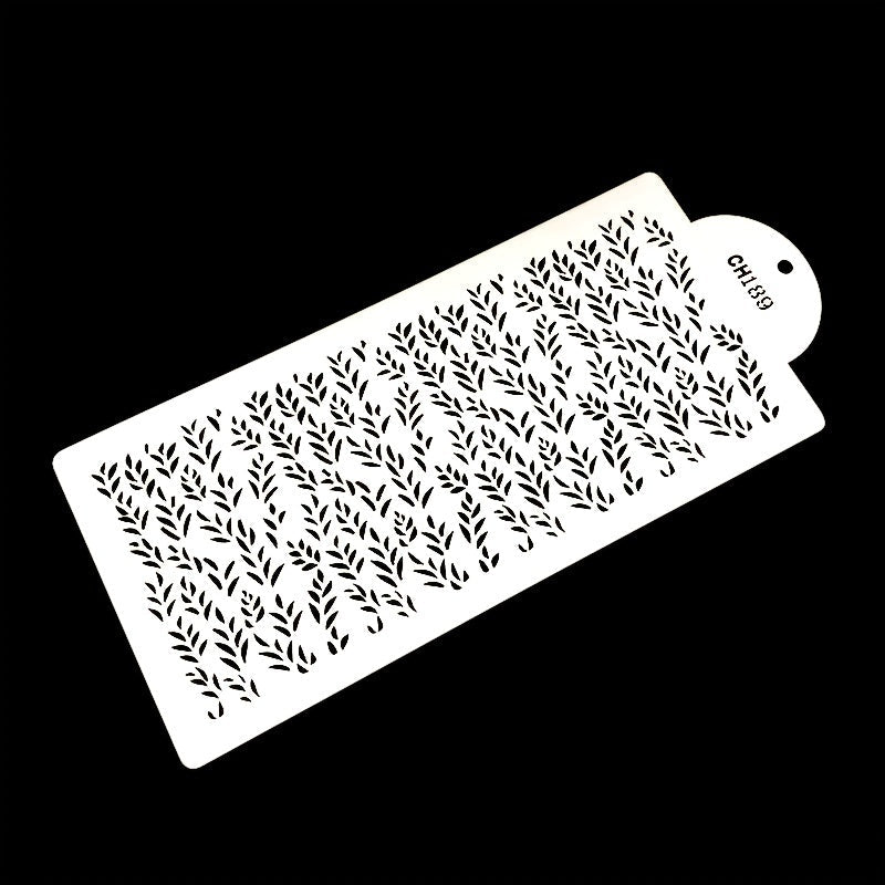 Willow Leaf Cake Stencil Food-Grade PET Wedding Party Fondant Template