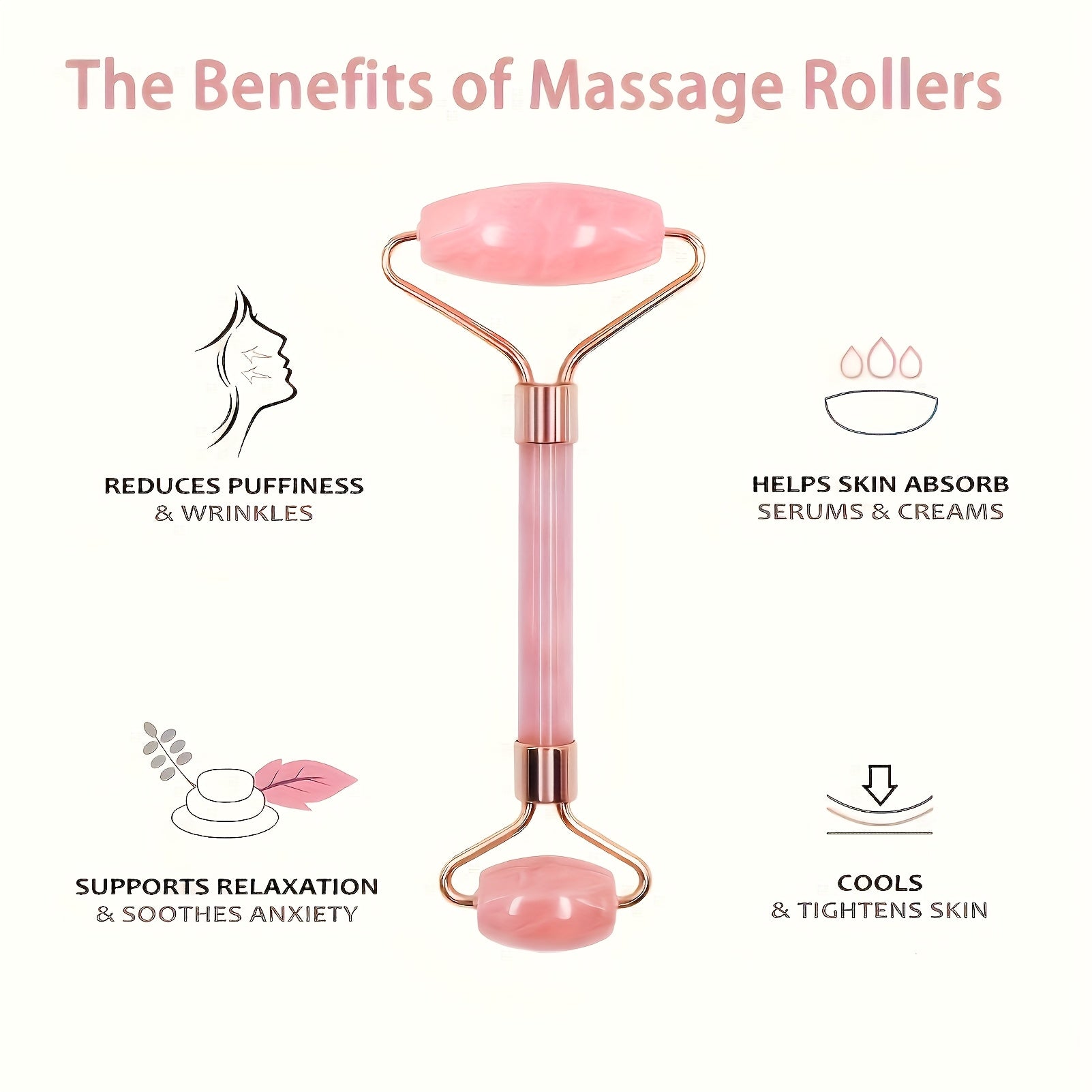 Qizil rezina qirqish massaj asbobi va yuz rolik to'plami, zaryadlash yoki batareyalarga ehtiyoj sezmasdan qo'lda dam olish uchun. Tanaga va ongga dam olish uchun mukammal sovg'a.