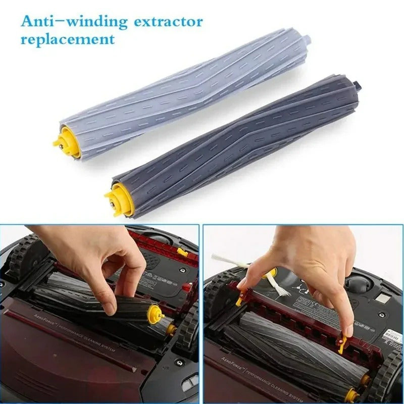 Robot tozalash qurilmasi seriyalari 800-980 uchun aksessuarlar to'plami, shu jumladan cho'tkalar, filtrlashlar, chang sumkalar