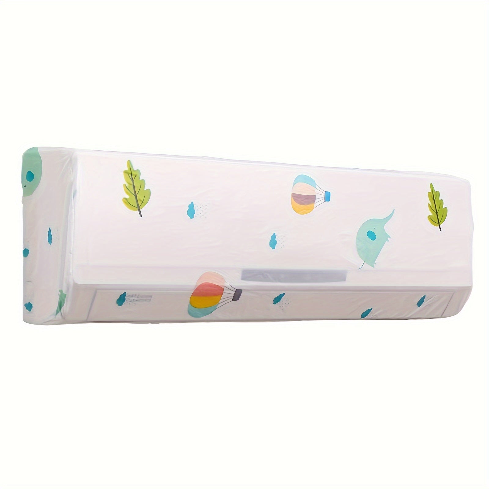 White Dustproof Waterproof Cover for Wall-Mounted Mini Split AC Unit