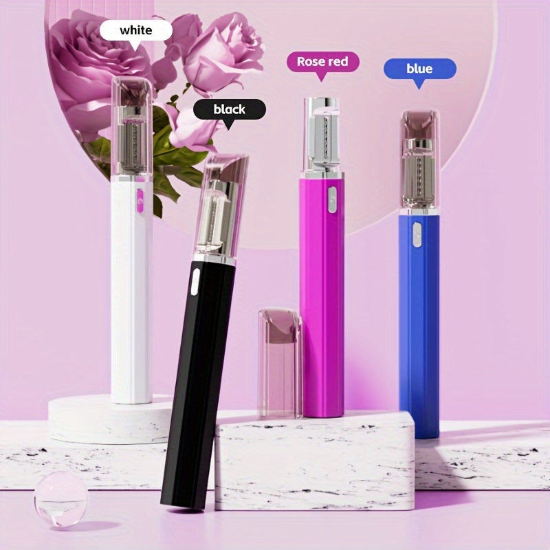 360° burilishli elektr nail kesuvchi qalam USB qayta zaryadlanuvchi 200mAh litiy polimer avtomatik tirnoq tozalash uchun xavfsizlik qoʻriqchisi bilan