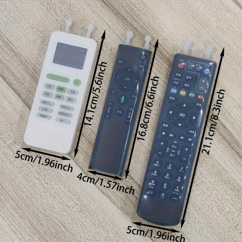 Elastic Silicone Remote Cover for TV and Air Conditioner Dust Protection
