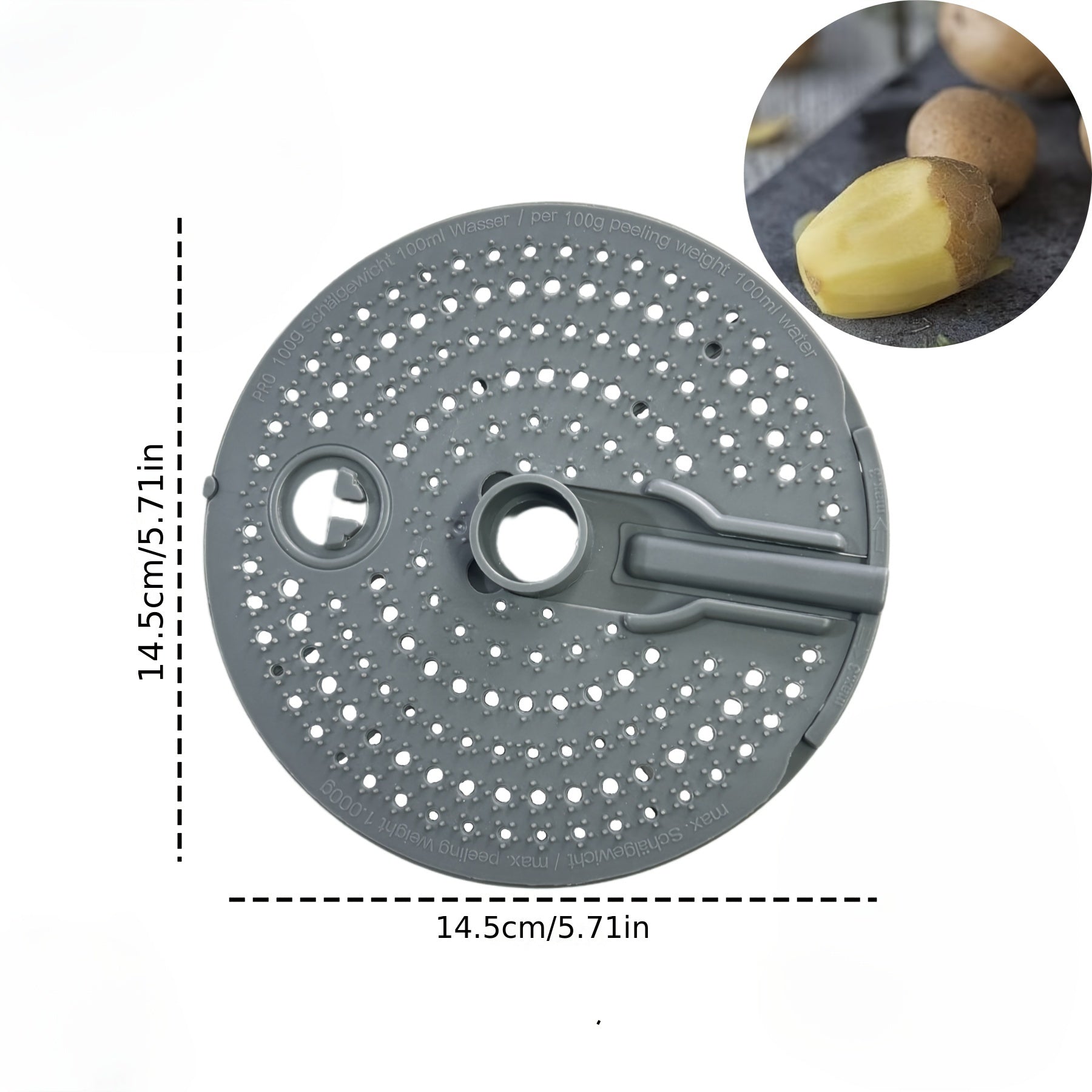 Kitchen Tool for Carrots and Potatoes Food-Grade Plastic Peeler with Quick Skinning