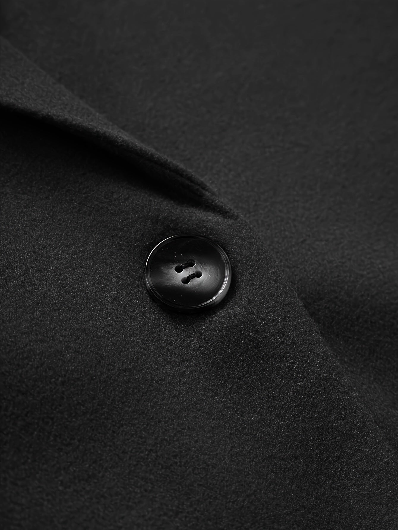 Women's Long Green Coat Double-Breasted Wool Blend Fall Winter Stylish Outerwear