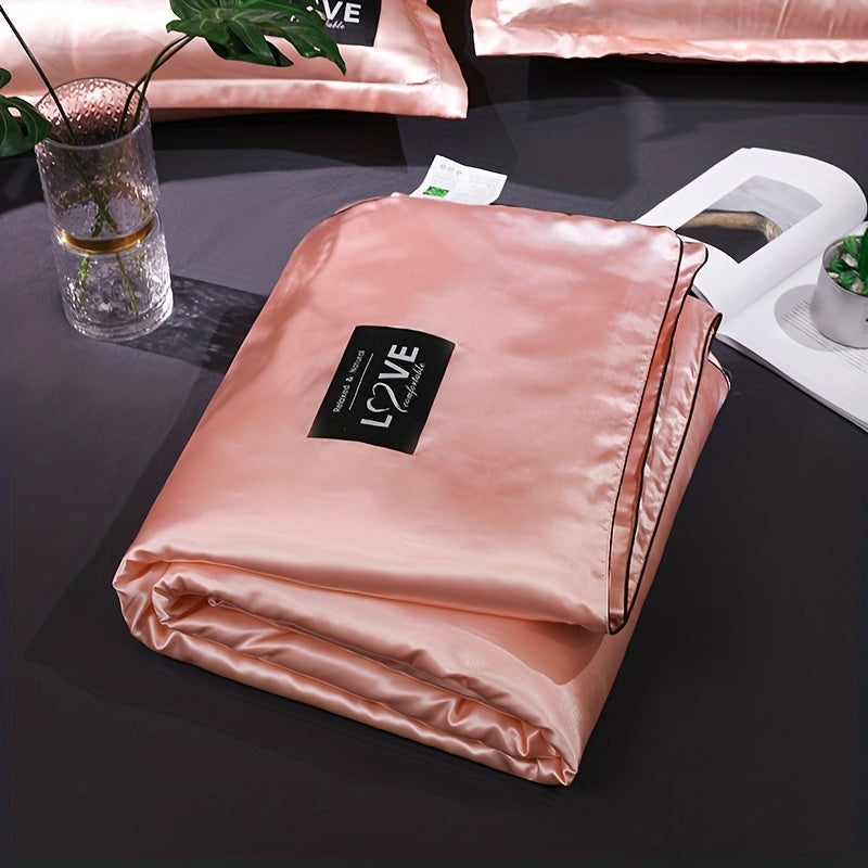 Ice Silk Summer Blanket Washable Lightweight Cool for Hot Weather Twin Queen Beds