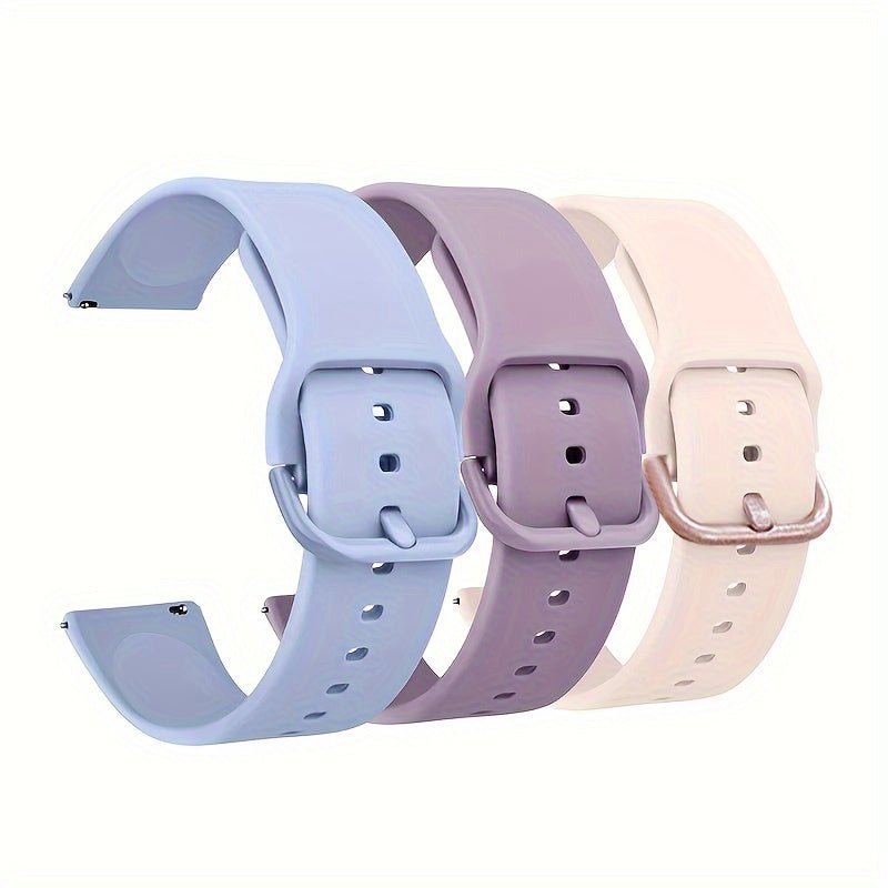 3pcs Sports Watch Straps for Samsung Galaxy Watch 5 Pro 4 3 Active 2 22mm Replacement Bands