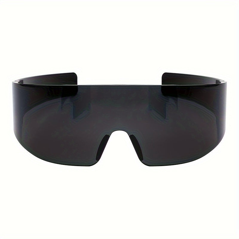 Yagona dizayndagi erkaklar va ayollar uchun rimless, oynali quyosh ko‘zoynaklari velosipedda, plyaj partiyalarida va moda uchun mo‘ljallangan, bir qismli