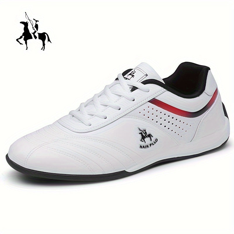 Men's Lightweight Breathable Microfiber Sneakers for Outdoor Running and Casual Wear