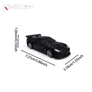 Mini Alloy Car Model for Kids and Adults Black Zinc Alloy Sports Car Replica