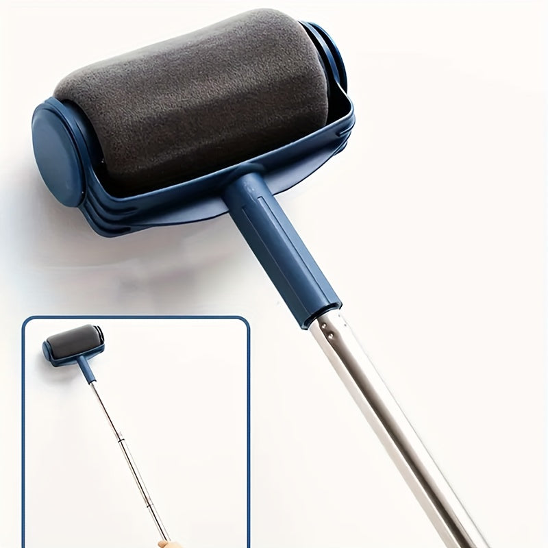 Multi-Functional Paint Roller with Telescopic Handle 7-Inch Easy Pour No Drip
