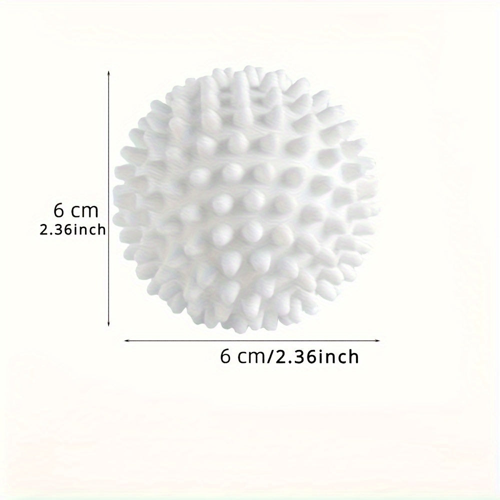 Set of 4 Reusable Laundry Balls with Lint Remover Fabric Softener Anti-Roll Wrinkle Reducer
