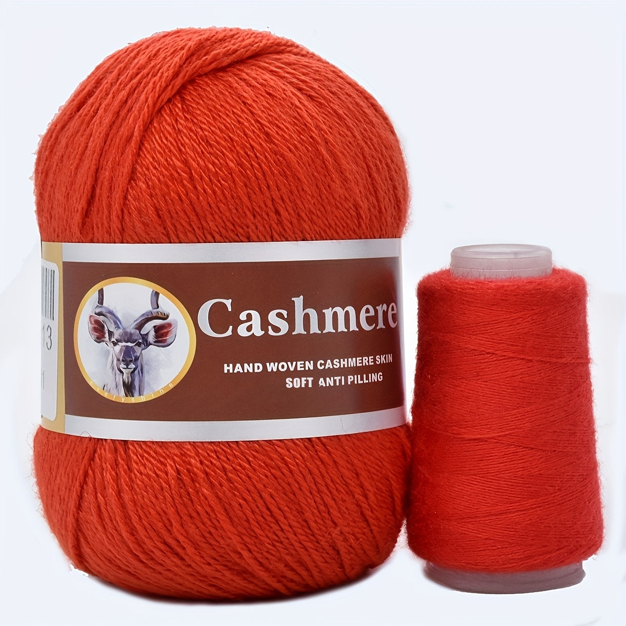 Hand-Woven Cashmere Blend Crochet Yarn 70 Cashmere 320m Assorted Colors