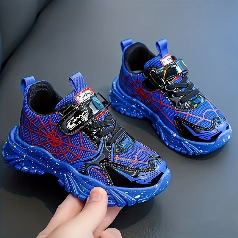 Мужские низкие кроссовки Легкие беговые кроссовки Повседневные для всех сезонов Сетчатый узор паука