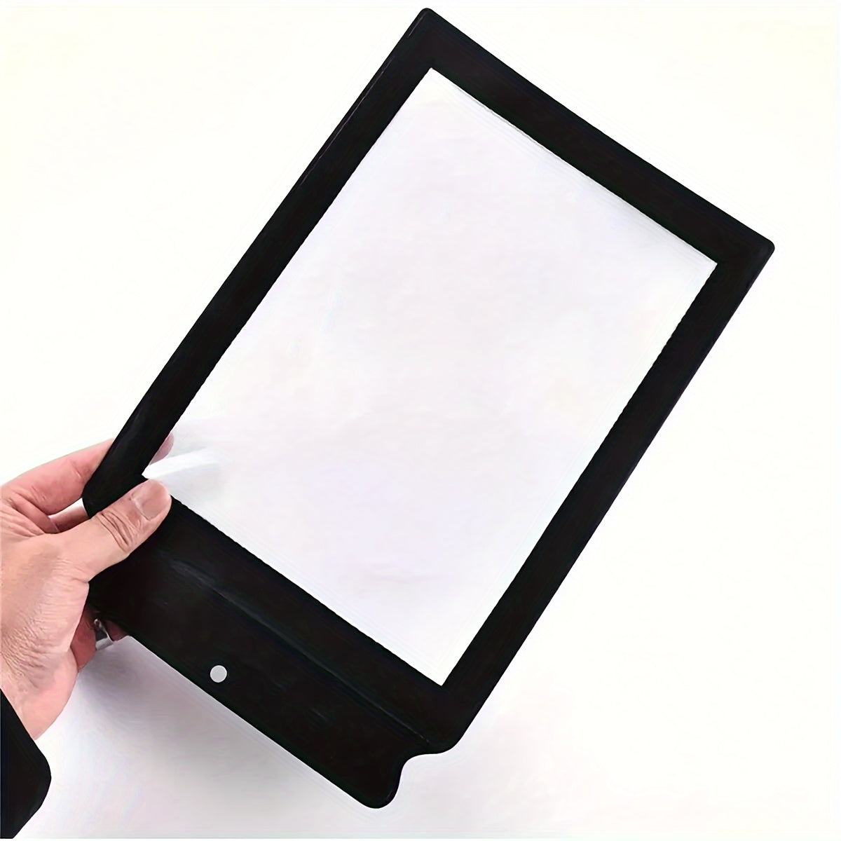 Handheld Magnifying Glass for Seniors 3X Large PVC No Batteries Needed