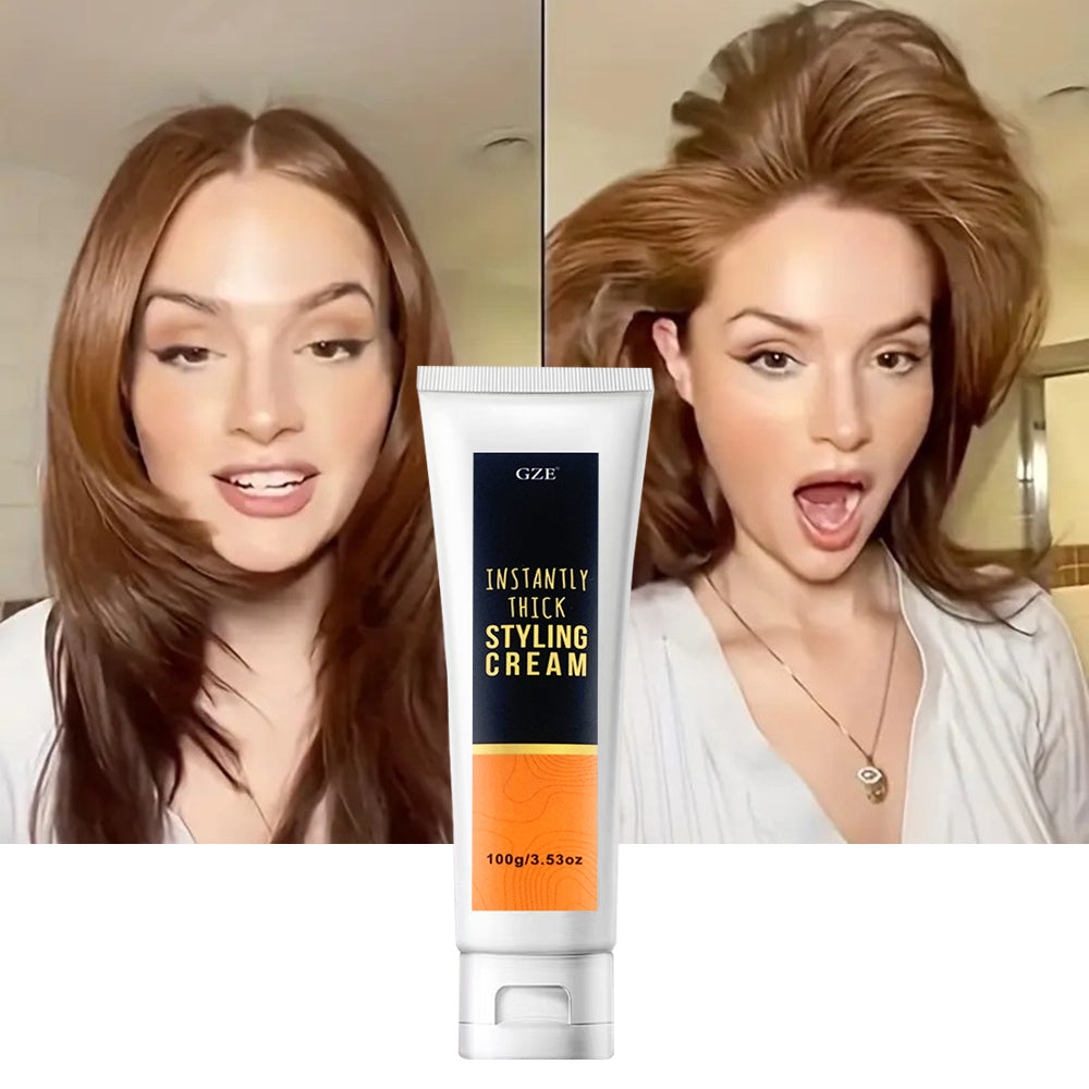 Thick Styling Cream for All Hair Types Volumizing Texturizing Body 1 Piece