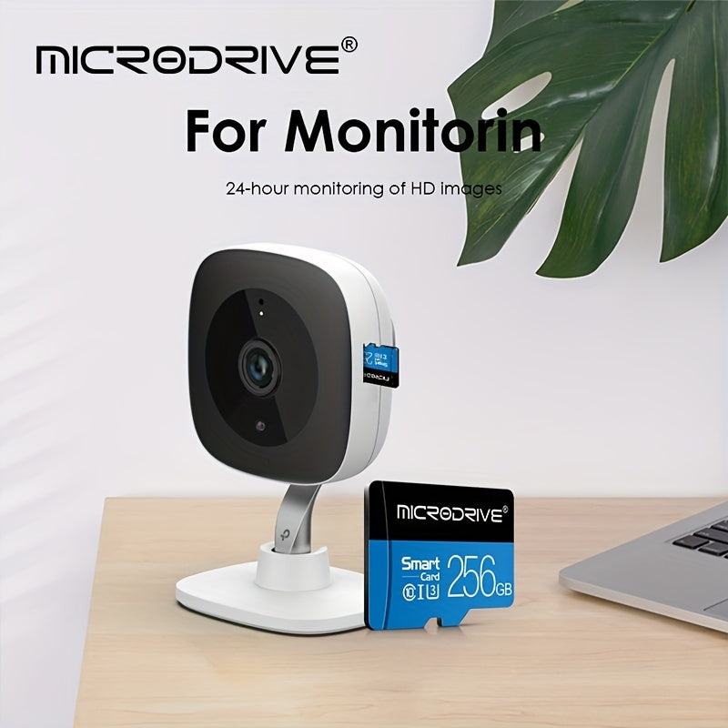 Blue Class 10 U3 MicroSD Card 32GB 64GB 128GB 256GB with SD Adapter