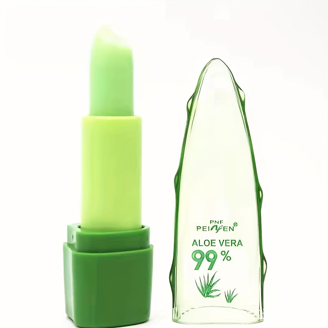 Unisex Long-Lasting Hypoallergenic Shimmery Lip Balm with Aloe Vera