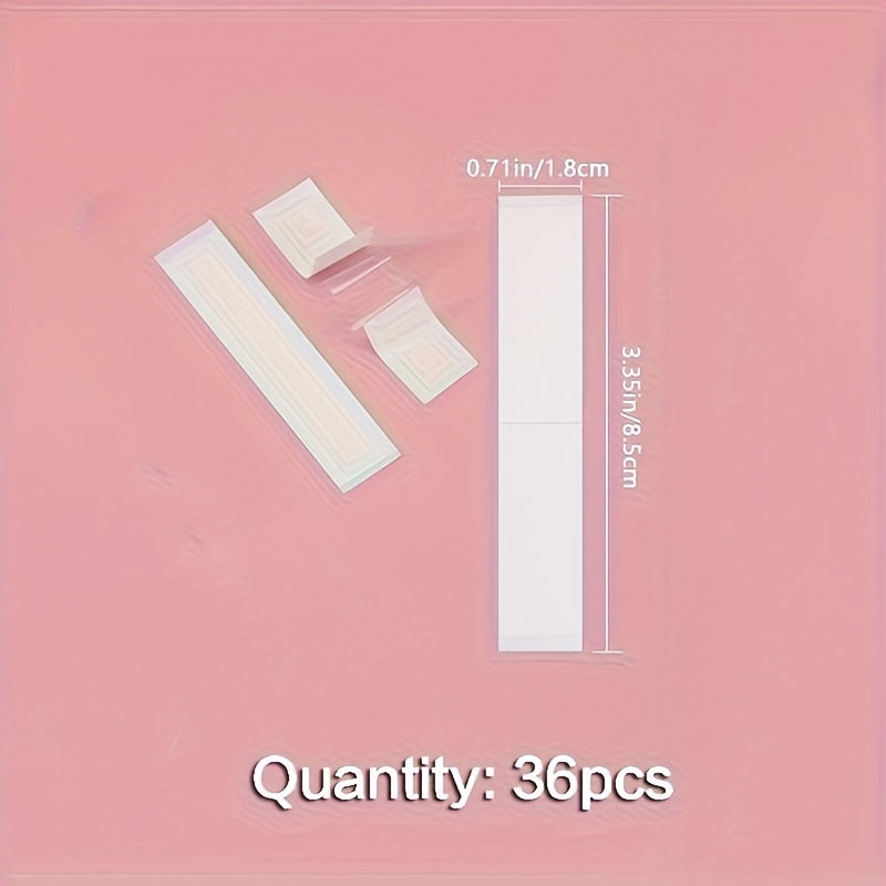 36 dona Ko‘rinmas Moda Lentasi Ikki tomonlama yopishqoq uchun ko‘ylaklar va ichki kiyimlar