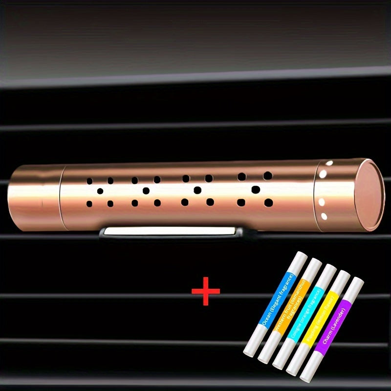 6pcs Adjustable Metal Car Vent Clips Durable Aluminum Alloy Air Freshener