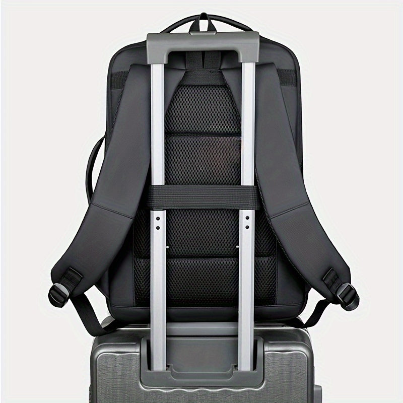 Large Capacity Business Backpack for Men with Laptop Storage and Foldable Design