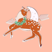 Fantasy Animal Brooch for Women Metal Pin Badge Jewelry Gift Accessory