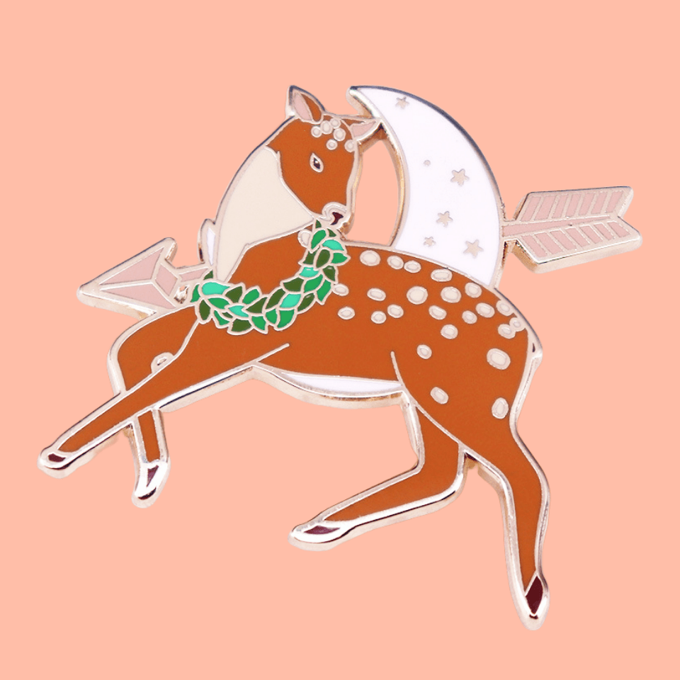 Fantasy Animal Brooch for Women Metal Pin Badge Jewelry Gift Accessory