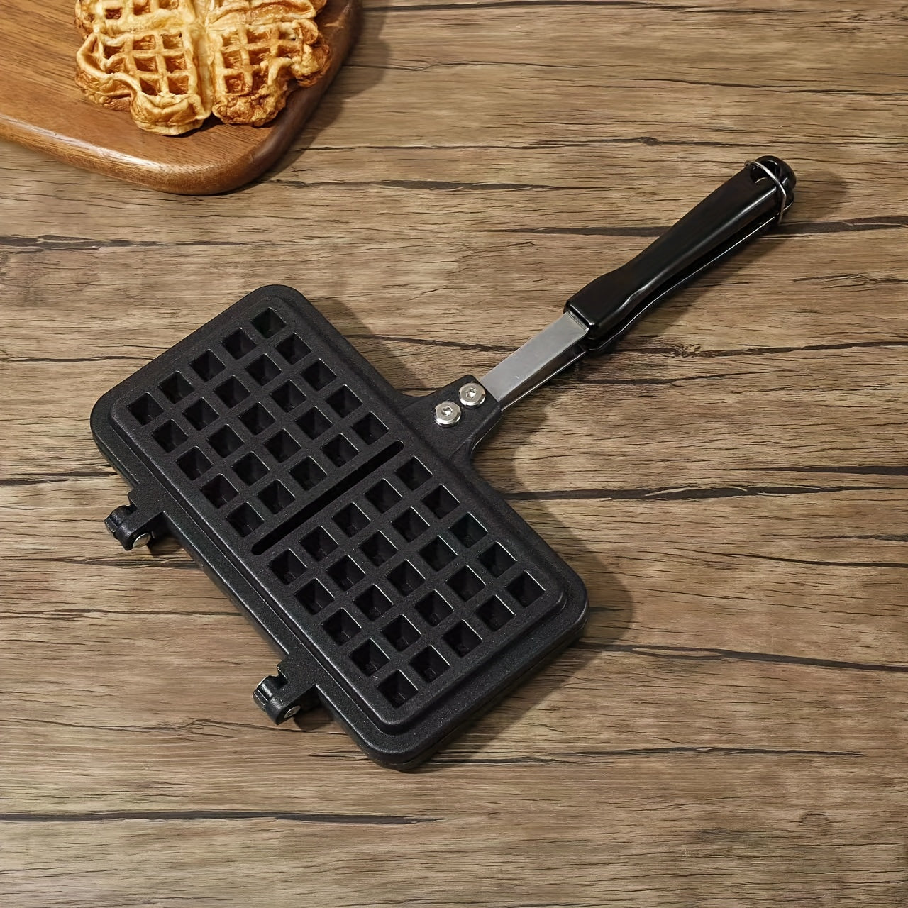 Alüminiy alloy Waffle Maker non-stick plitalar, oson burilish, bardoshli oshxona texnikasi