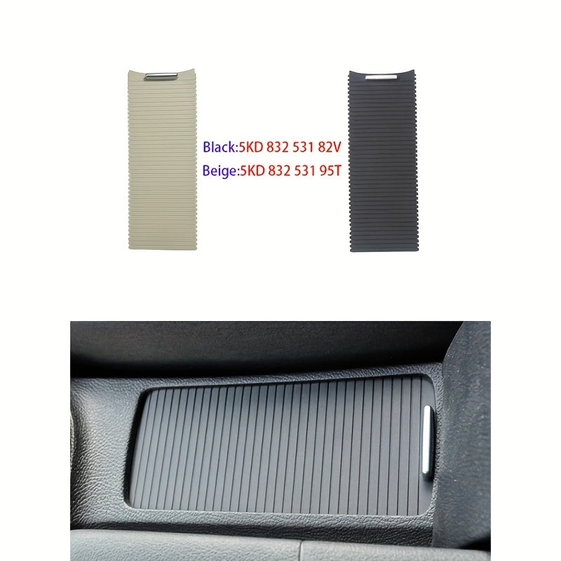 Car Interior Drink Holder Cover for Golf 5V 6 MK6 Sagitar Plastic Black Beige