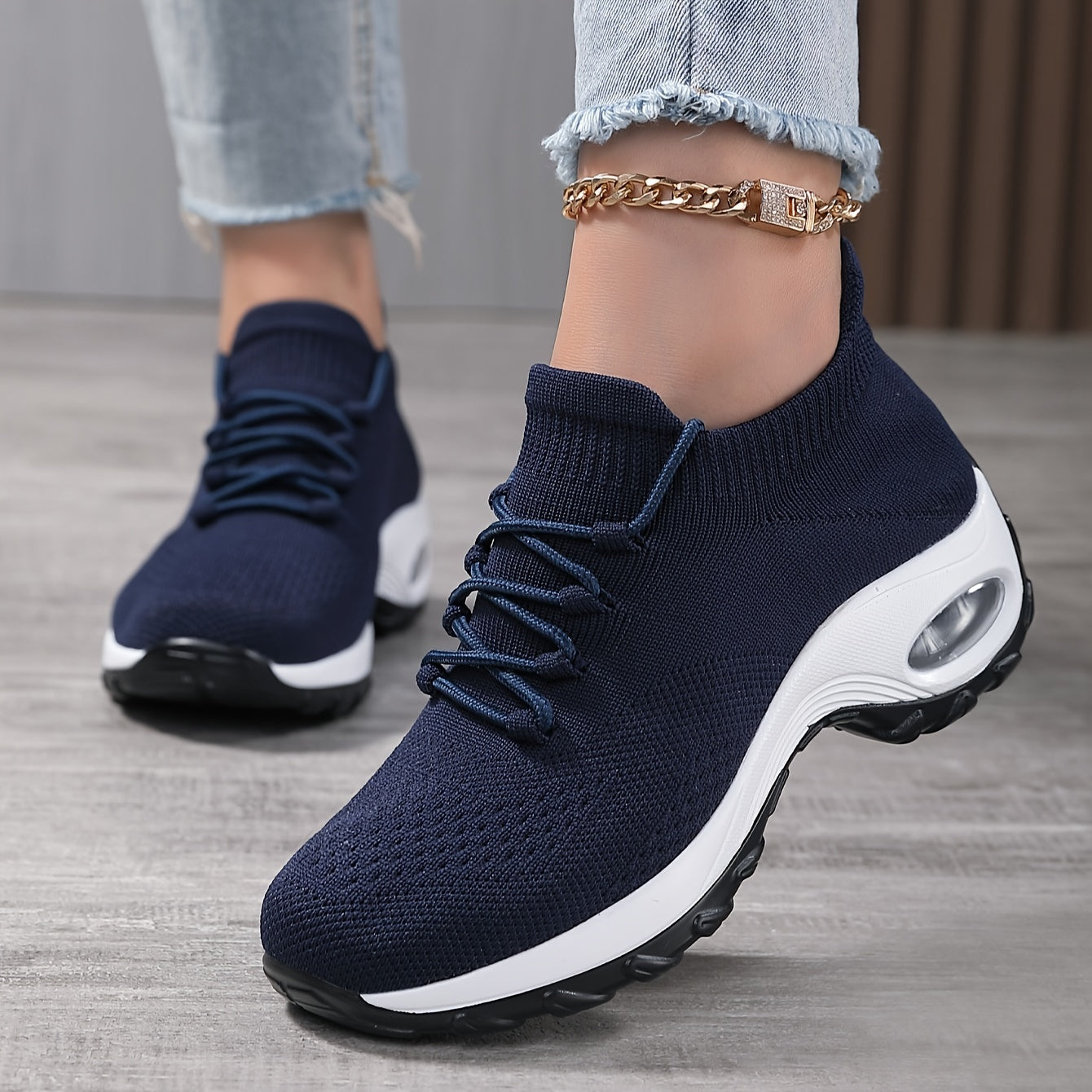 Ayollar uchun kundalik sport poyabzali nafas oladigan yurish sneakerslari