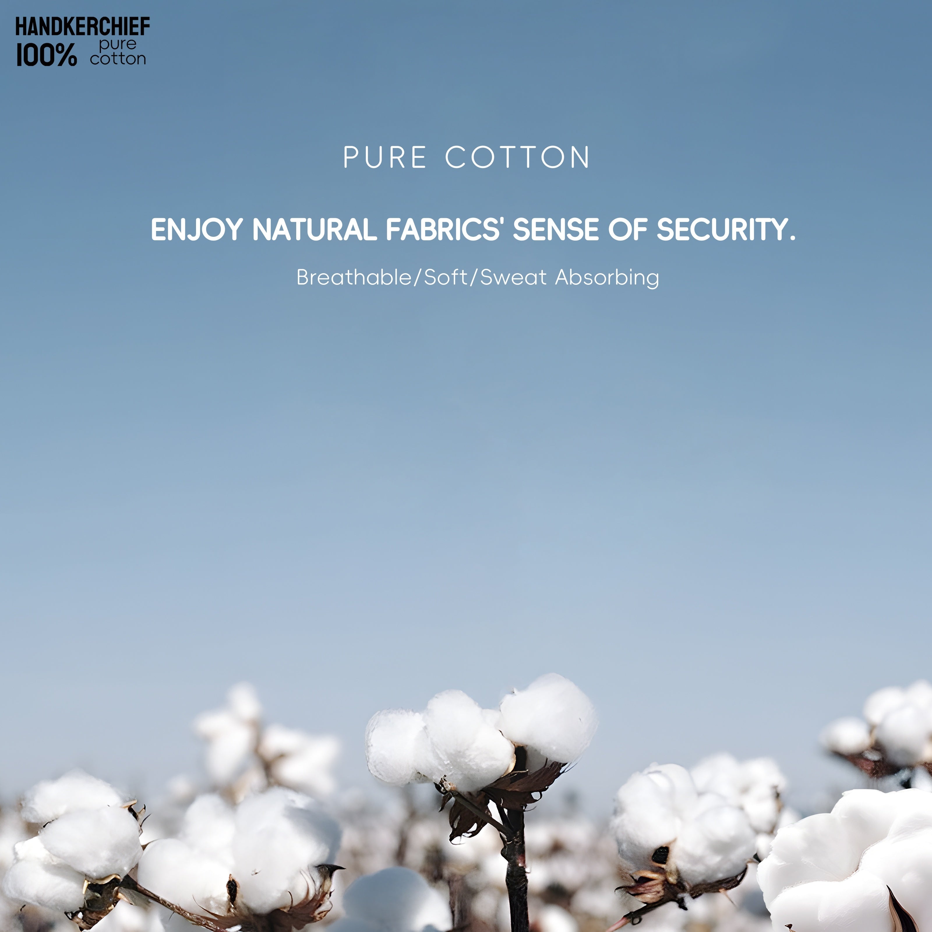 12-Pack Men's Cotton Handkerchiefs Blue and White Checkered Classic Style