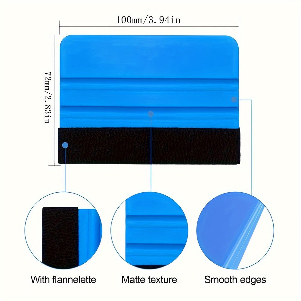 19pcs Car Wrapping Vinyl Tool Kit Window Tint Installation Squeegee Kit