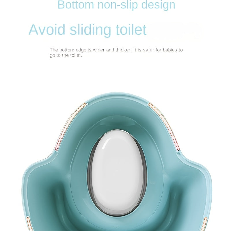 Potty Training Toilet for Boys and Girls with Lid, Easy to Clean, Durable PP Material, Blue Pink or Cartoon Design