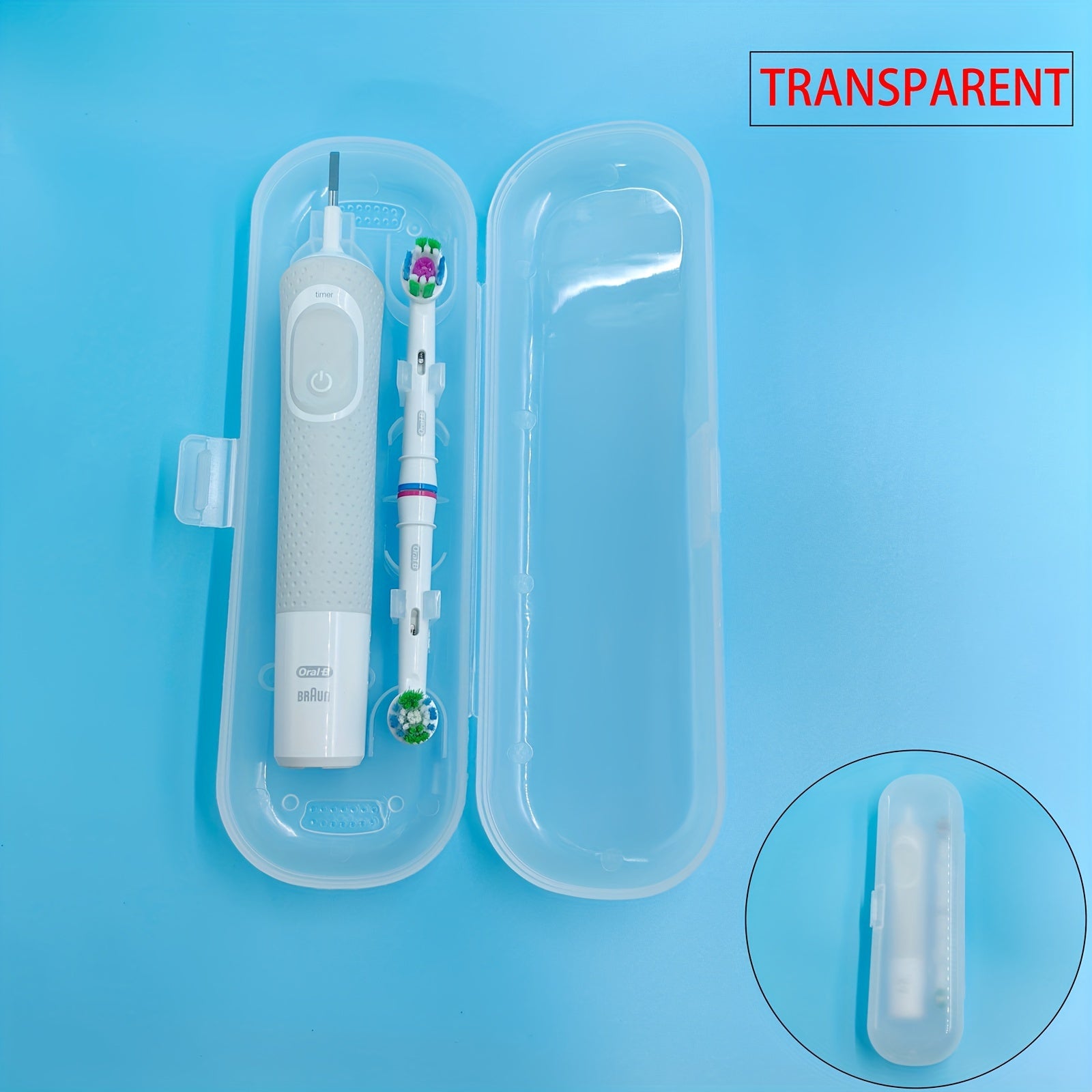 Portable Toothbrush Case For Adults Plastic Travel Hygiene No Fragrance