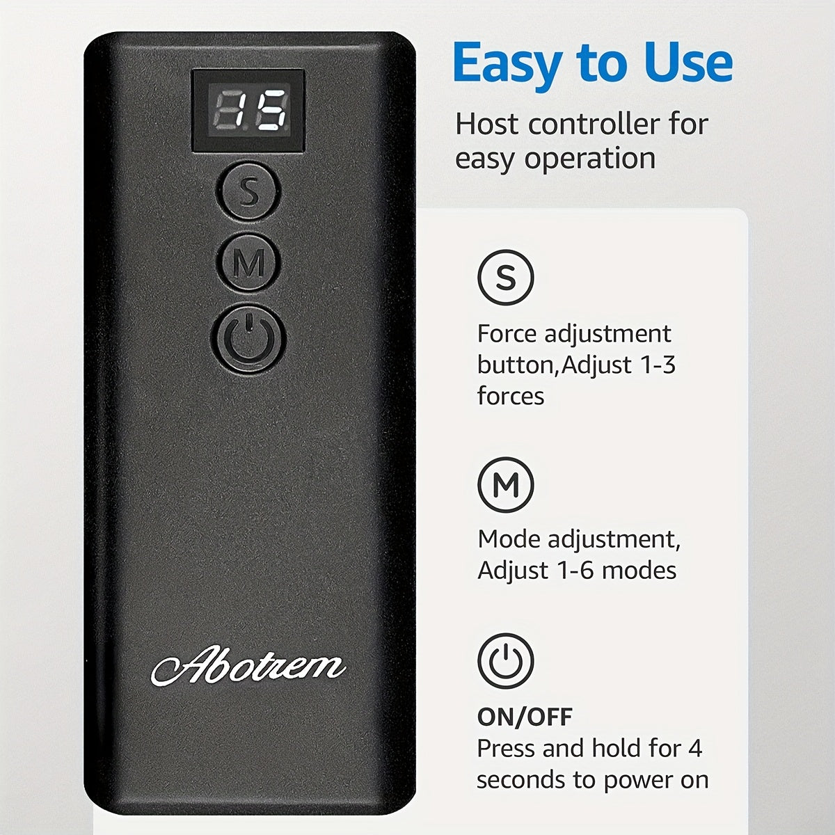 Portable Heated Calf Massager with 3 Intensities 6 Modes Rechargeable Leg Massager for Relaxation and Pain Relief